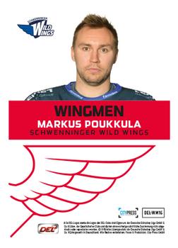 2017-18 Playercards (DEL) - Wingmen #DEL-WM16 Markus Poukkula Back