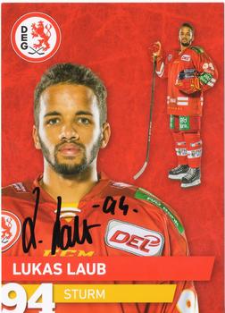 2017-18 Dusseldorfer EG Postcards #NNO Lukas Laub Front