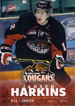 2014-15 Prince George Cougars (WHL) #9 Jansen Harkins Front