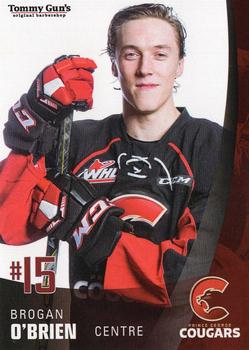 2017-18 Tommy Gun's Prince George Cougars (WHL) #12 Brogan O'Brien Front