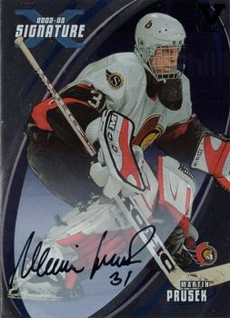 2015-16 In The Game Final Vault - 2002-03 Be a Player Signature Series Autographs (Black Vault Stamp) #111 Martin Prusek Front