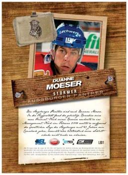2008-09 Playercards (DEL) - Legends #LE1 Duanne Moeser Back