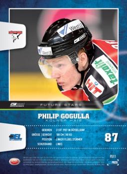 2008-09 Playercards (DEL) - Future Stars #FS11 Philip Gogulla Back