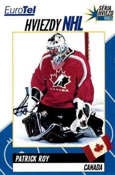1998-99 EuroTel Hviezdy NHL #NNO Patrick Roy Front