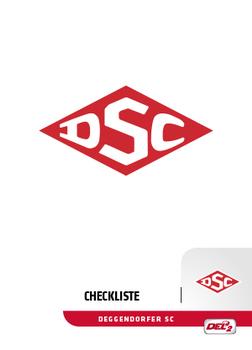 2018-19 Playercards (DEL2) #69 Checkliste Deggendorfer SC Front