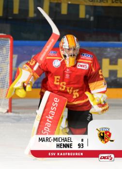 2018-19 Playercards (DEL2) #186 Marc-Michael Henne Front