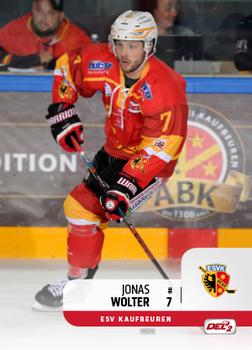 2018-19 Playercards (DEL2) #205 Jonas Wolter Front