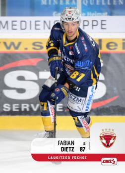 2018-19 Playercards (DEL2) #313 Fabian Dietz Front