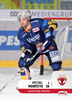 2018-19 Playercards (DEL2) #315 Mychal Monteith Front