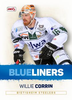 2018-19 Playercards (DEL2) - Blueliners #BL02 Willie Corrin Front