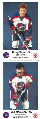 1984-85 Winnipeg Jets Police - Panels #NNO Doug Smail / Paul MacLean Front