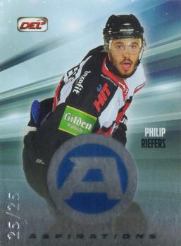 2014-15 Playercards Premium Serie 2 (DEL) - Aspirations Silver #DEL-AS07 Philip Riefers Front