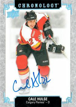 2018-19 Upper Deck Chronology - Franchise History Autographs #FH-CA-CH Cale Hulse Front