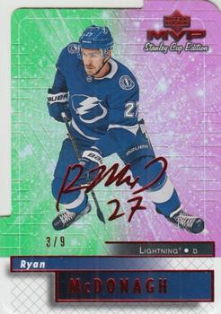2019-20 Upper Deck MVP - Stanley Cup Edition 20th Anniversary Colors & Contours Purple #29 Ryan McDonagh Front