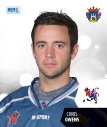 2016-17 Playercards Stickers (EBEL) #227 Chris Owens Front