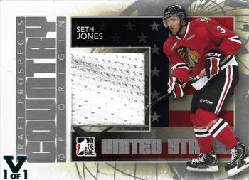 2015-16 In The Game Final Vault - 2012-13 In The Game Draft Prospects Country of Origin Jerseys (Teal Vault Stamp) #COO-01 Seth Jones Front