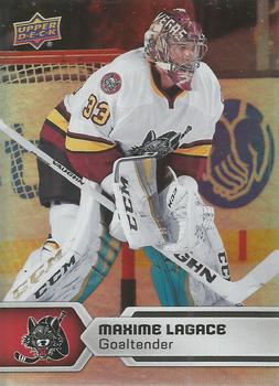 2017-18 Upper Deck AHL - Rainbow Foil #71 Maxime Lagace Front