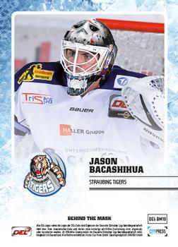 2013-14 Playercards Premium Serie Update (DEL) - Behind The Mask #DEL-BM10 Jason Bacashihua Back
