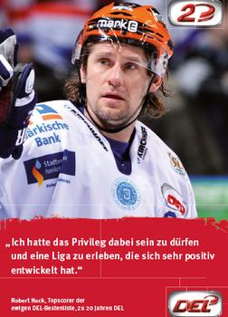 2013-14 Playercards Premium Serie Update (DEL) - 20 Jahre DEL #NNO Robert Hock Front