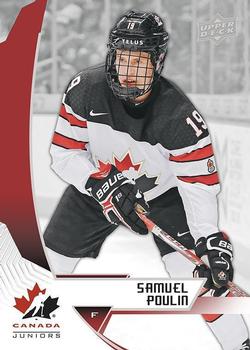 2019 Upper Deck Team Canada Juniors #9 Samuel Poulin Front