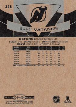 2019-20 O-Pee-Chee - Blue Border #346 Sami Vatanen Back