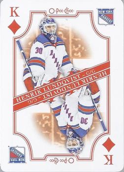 2019-20 O-Pee-Chee - Playing Cards #K♦ Henrik Lundqvist Front
