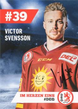2019-20 Dusseldorfer EG Postcards #NNO Victor Svensson Front