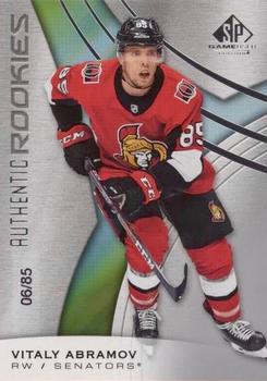 2019-20 SP Game Used #116 Vitaly Abramov Front