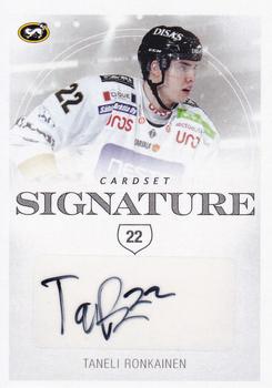 2019-20 Cardset Finland Series 1 - Signature #NNO Taneli Ronkainen Front
