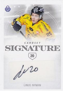 2019-20 Cardset Finland Series 1 - Signature #NNO Linus Nyman Front