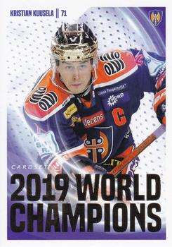 2019-20 Cardset Finland Series 1 - 2019 World Champions #20 Kristian Kuusela Front