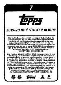 2019-20 Topps NHL Sticker Collection #7 Nick Ritchie Back