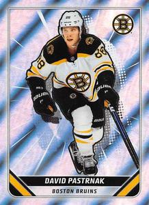 2019-20 Topps NHL Sticker Collection #37 David Pastrnak Front
