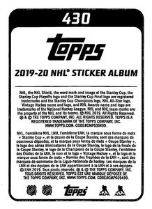 2019-20 Topps NHL Sticker Collection #430 Victor Hedman Back