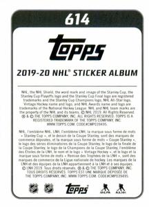 2019-20 Topps NHL Sticker Collection #614 St. Louis Blues Back