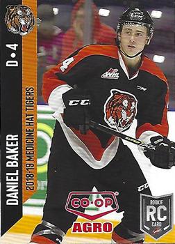 2018-19 Medicine Hat Tigers (WHL) #NNO Daniel Baker Front