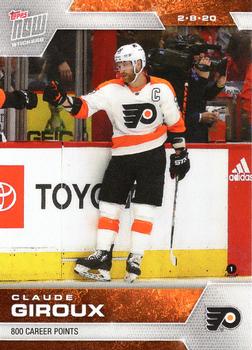 2019-20 Topps Now NHL Stickers #168 Claude Giroux Front