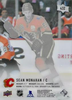 2019-20 Upper Deck - Clear Cut #432 Sean Monahan Back
