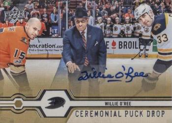 2019-20 Upper Deck - Ceremonial Puck Drop Autographs #CPD-7 Willie O'Ree Front