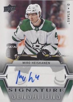 2019-20 Upper Deck - Signature Sensations #SS-MH Miro Heiskanen Front