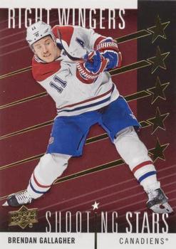 2019-20 Upper Deck - Shooting Stars Right Wingers Red #SSR-8 Brendan Gallagher Front