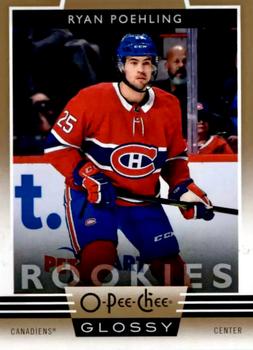 2019-20 Upper Deck - 2019-20 O-Pee-Chee Glossy Rookies Gold #R-8 Ryan Poehling Front