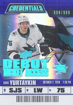 2019-20 Upper Deck Credentials #86 Danil Yurtaykin Front