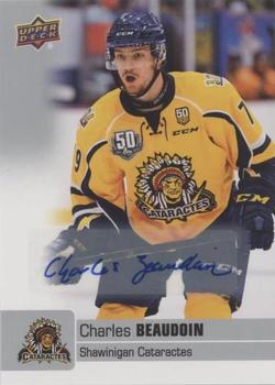 2019-20 Upper Deck CHL - Autographs #76 Charles Beaudoin Front
