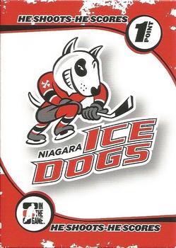 2007-08 In The Game Heroes and Prospects - He Shoots He Scores Redemption Points #NNO Niagara IceDogs Front