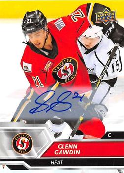 2019-20 Upper Deck AHL - Base Autographs #48 Glenn Gawdin Front