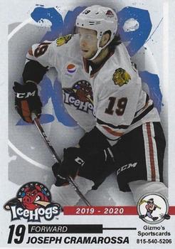 2019-20 Gizmo's Sportscards Rockford IceHogs (AHL) #NNO Joseph Cramarossa Front