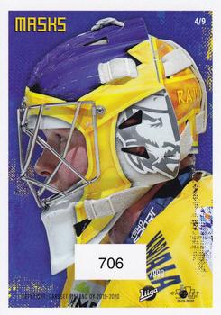 2019-20 Cardset Finland Series 2 - Masks SN999 #4 Sami Rajaniemi Back