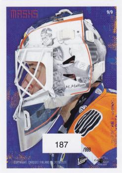 2019-20 Cardset Finland Series 2 - Masks SN999 #9 Christian Heljanko Back
