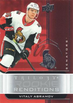 2019-20 Upper Deck Trilogy - Rookie Renditions #RR-2 Vitaly Abramov Front